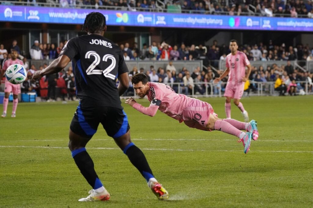 messi earthquakes