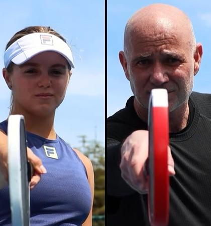 Anna Leigh Waters, Andre Agassi