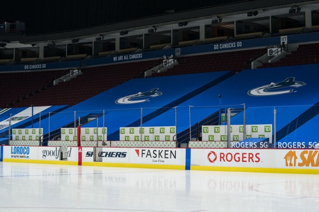 rogers arena general view vancouver