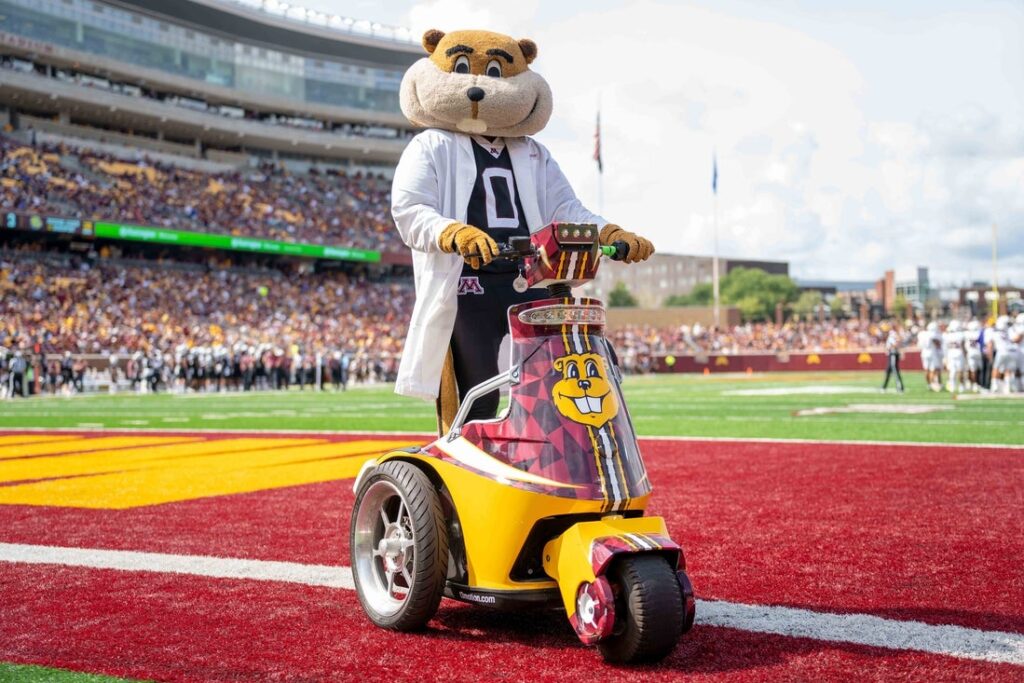 golden gopher, mascot