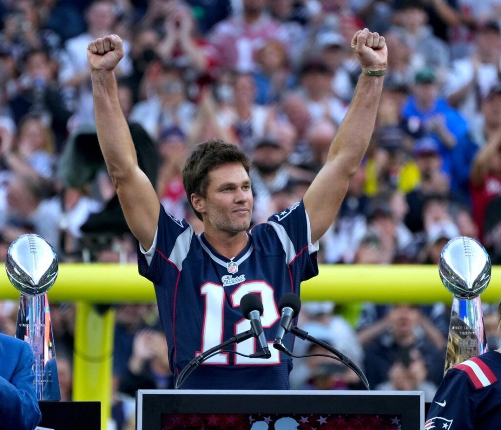 tom brady patriots celebrate