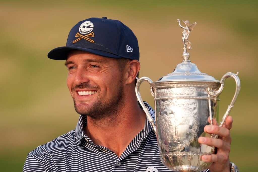 u.s. open bryson trophy