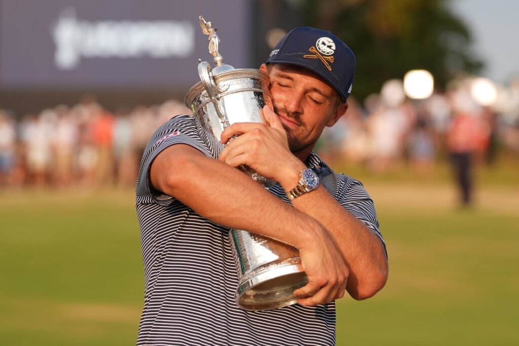 dechambeau u.s. open trophy