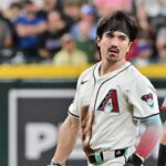 Corbin Carroll reacts