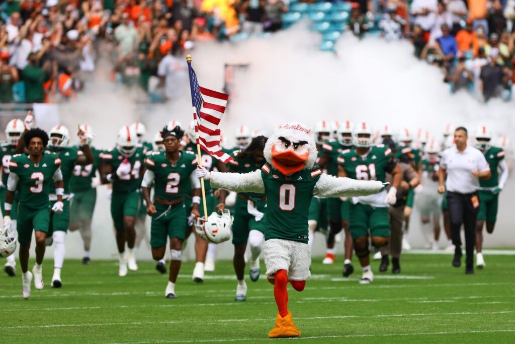 miami football mascot sebastian