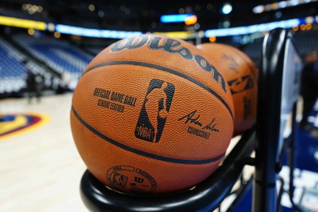 nba basketballs general view