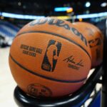 nba basketballs general view