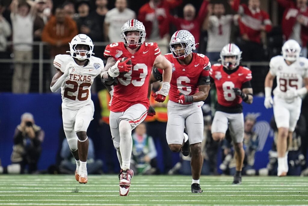 ohio state texas longhorns football