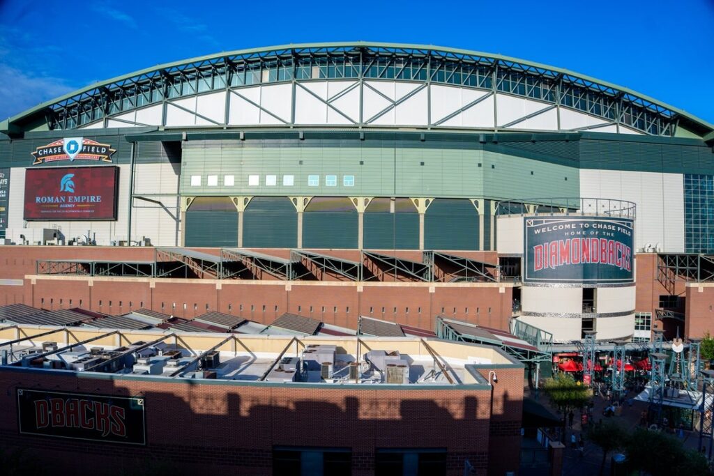 Chase Field, view