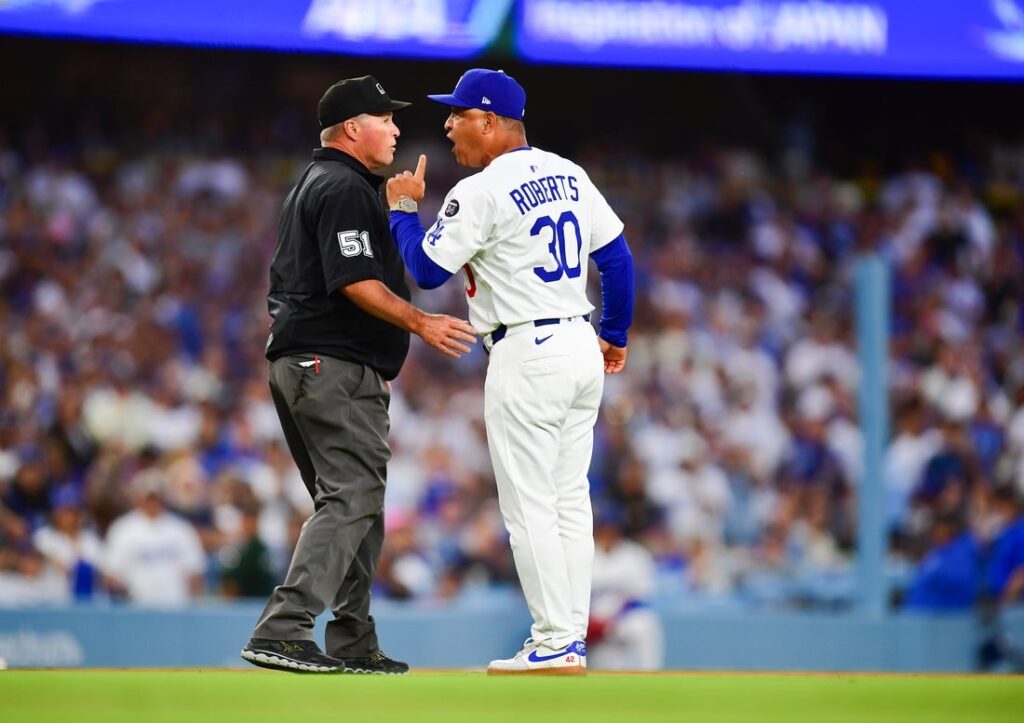 dodgers padres third inning