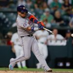 Astros at Athletics