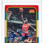 Michael Jordan, card, Fleer