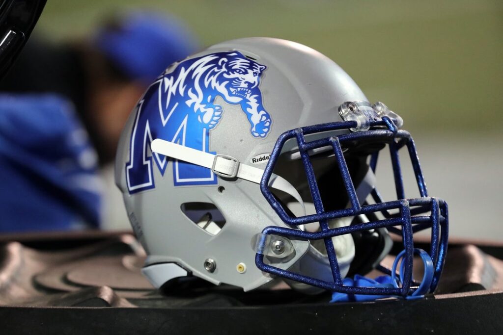memphis football helmet