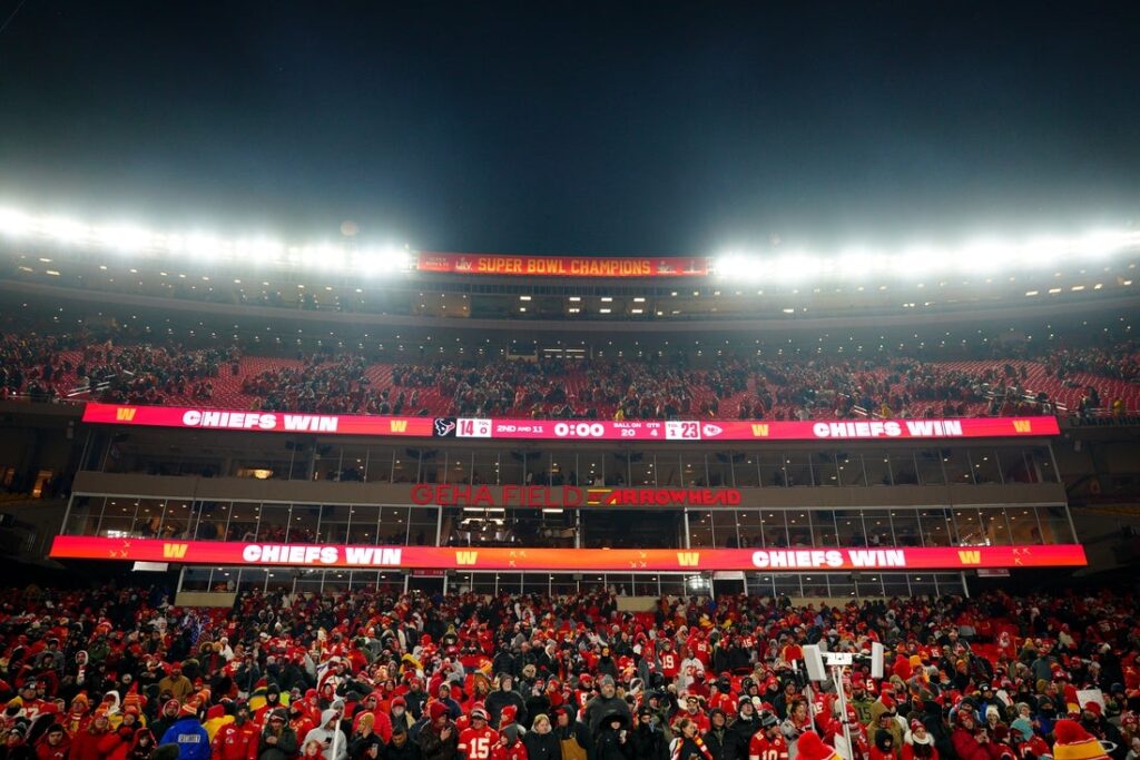 arrowhead stadium view