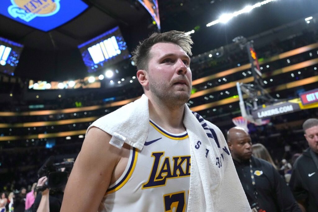 lakers doncic react crypto