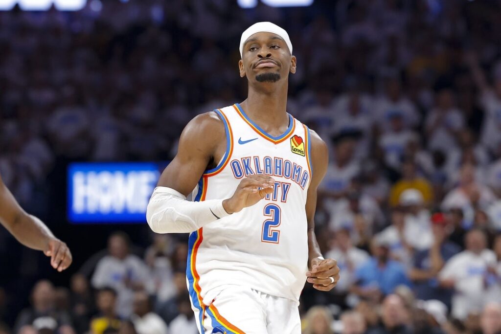 thunder gilgeous alexander react