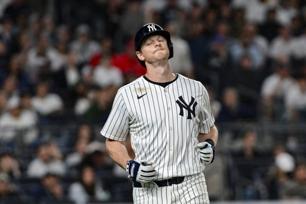 DJ LeMahieu reacts