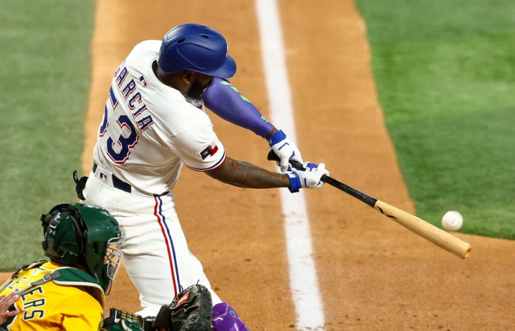 athletics rangers