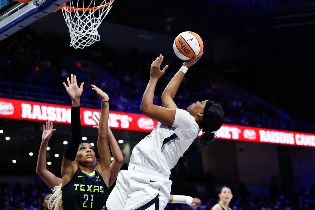 Aces explode for 106 points in win over Paige Bueckers-less Wings ...