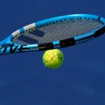 tennis racquet view