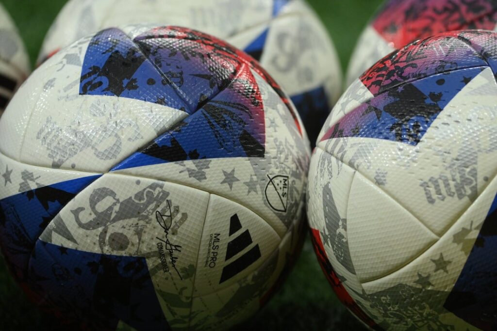 mls soccer ball san jose general view