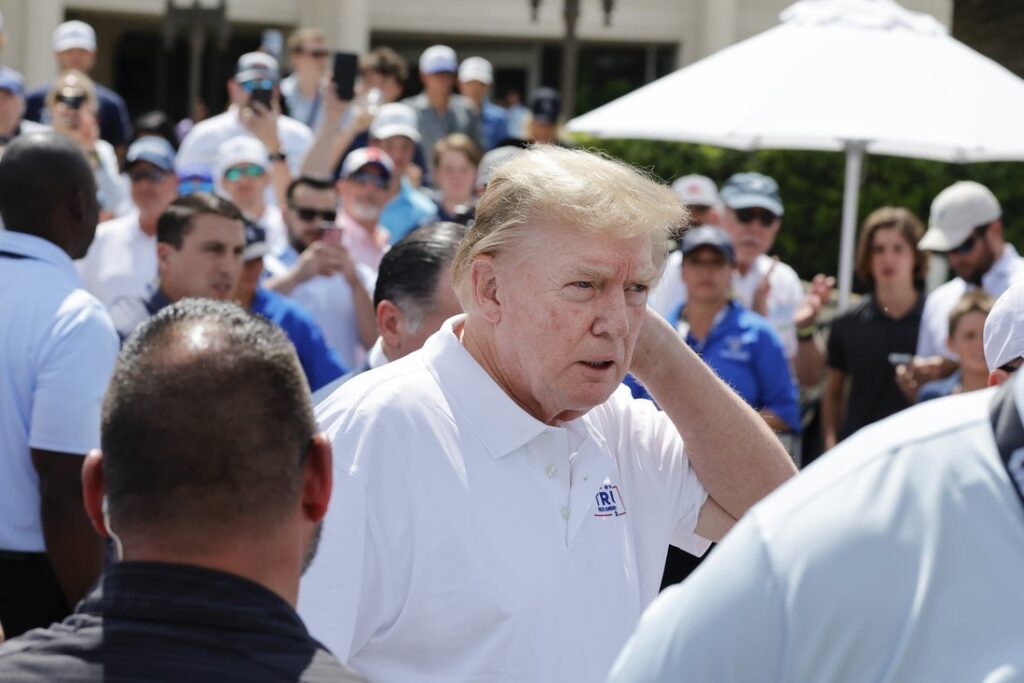 donald trump liv golf miami