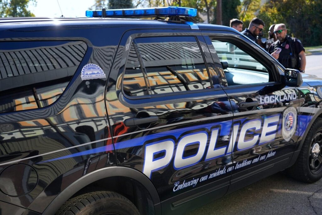 police car close-up