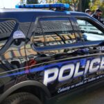 police car close-up