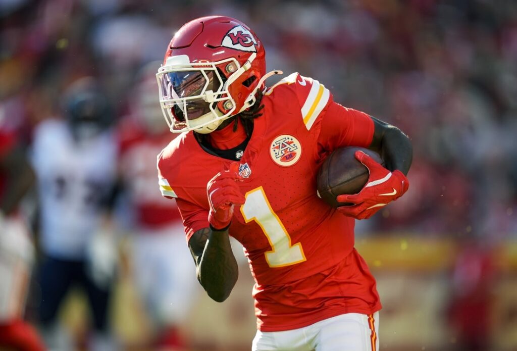 xavier worthy chiefs 2024 arrowhead