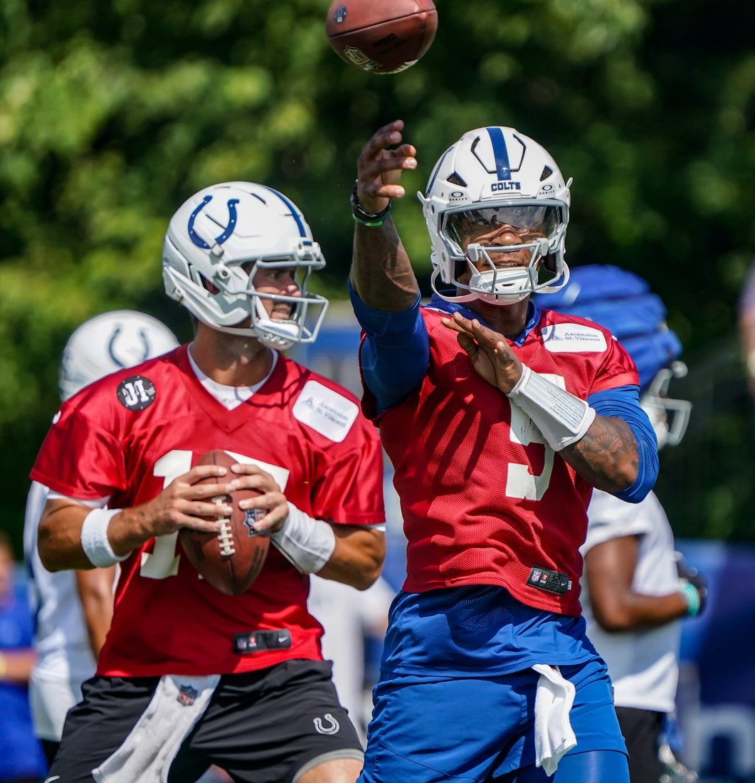 Colts' first 'unofficial' depth chart brings no QB clarity Field