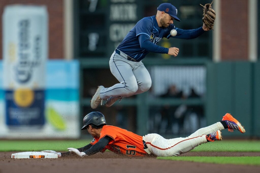 Rays, Giants