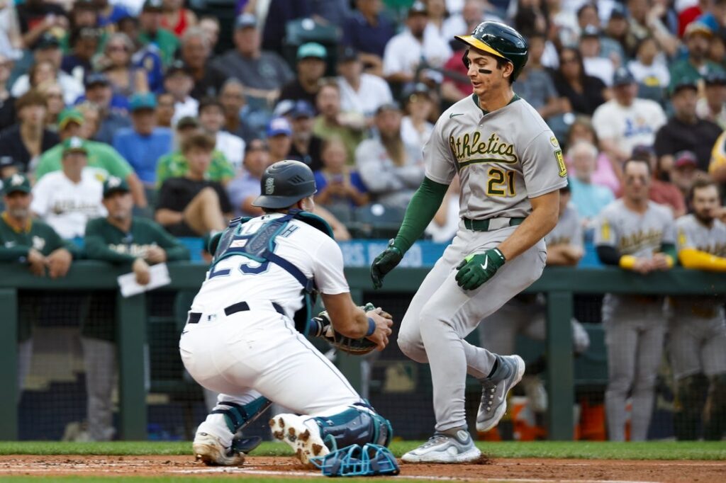 athletics mariners