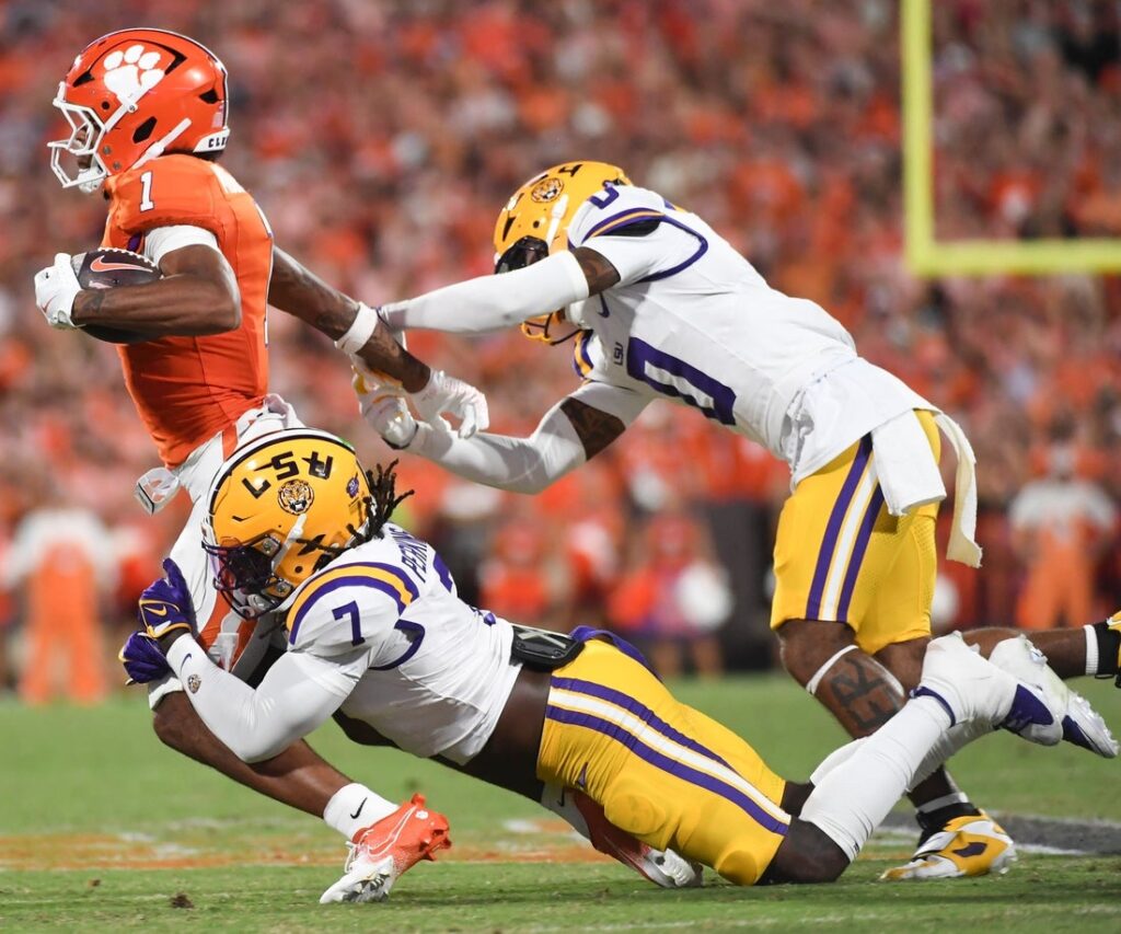 LSU, Clemson