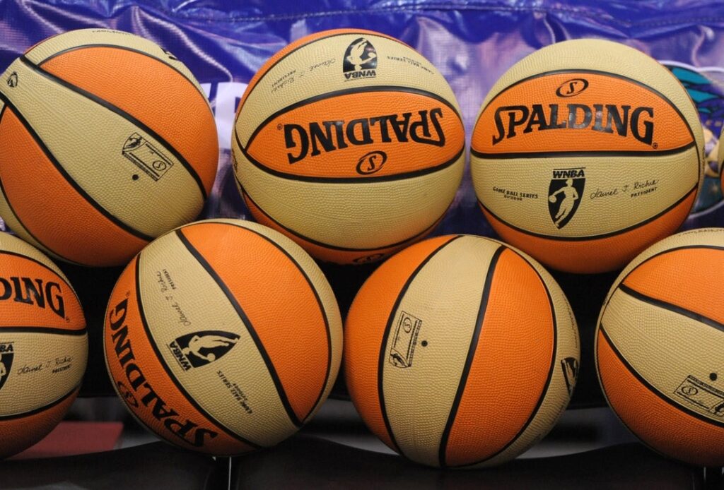 wnba basketball general view