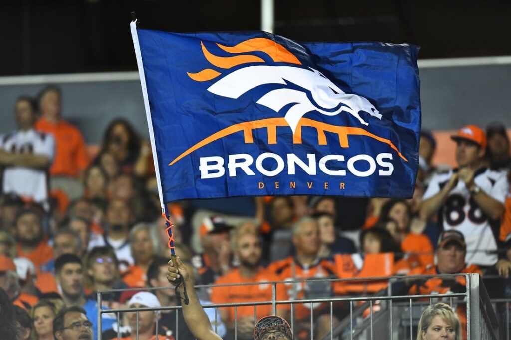 Denver Broncos logo field