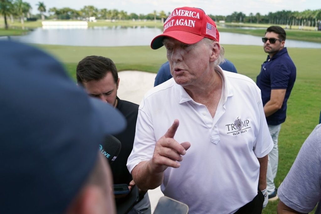 donald trump golf 2022