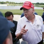 donald trump golf 2022