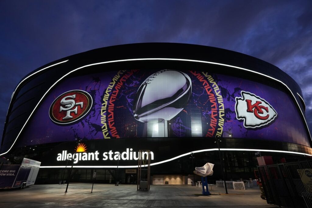 Las Vegas Super Bowl general view