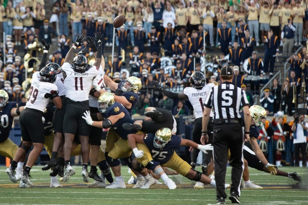 Northern Illinois, Notre Dame