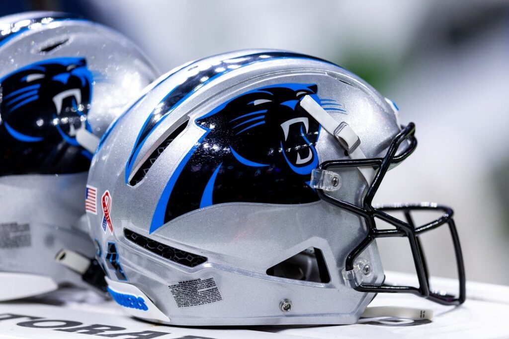 carolina panthers helmet