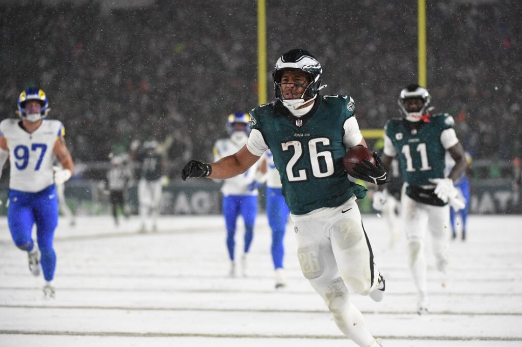 saquon barkley, rams, eagles