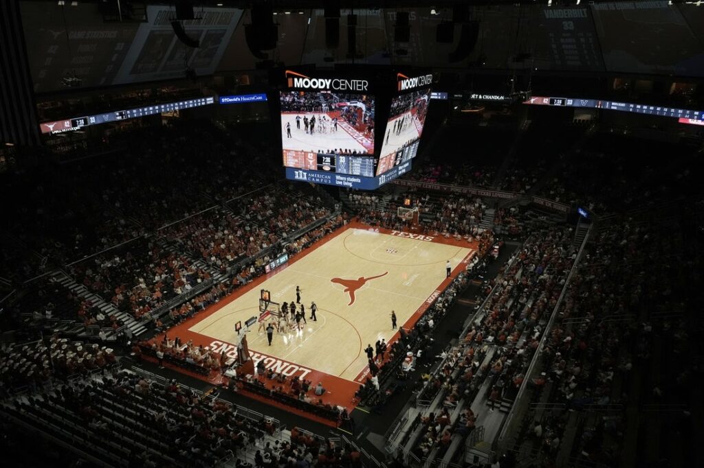 texas longhorns basketball view