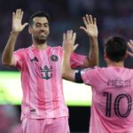 sergio busquets celebrate