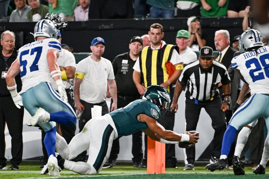 eagles, cowboys, hurts