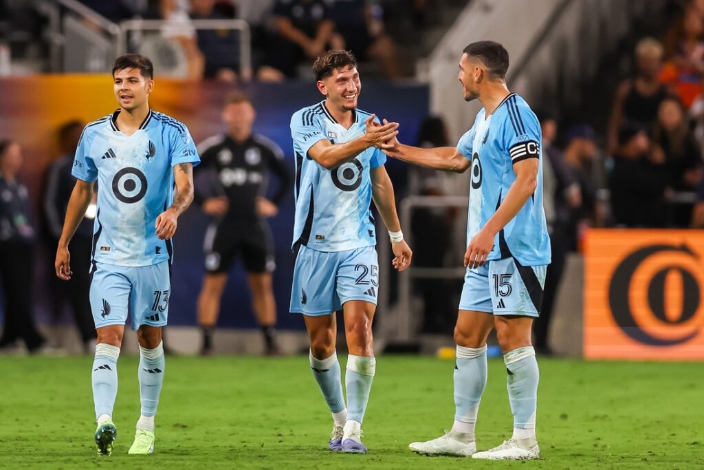 Minnesota United celebrate