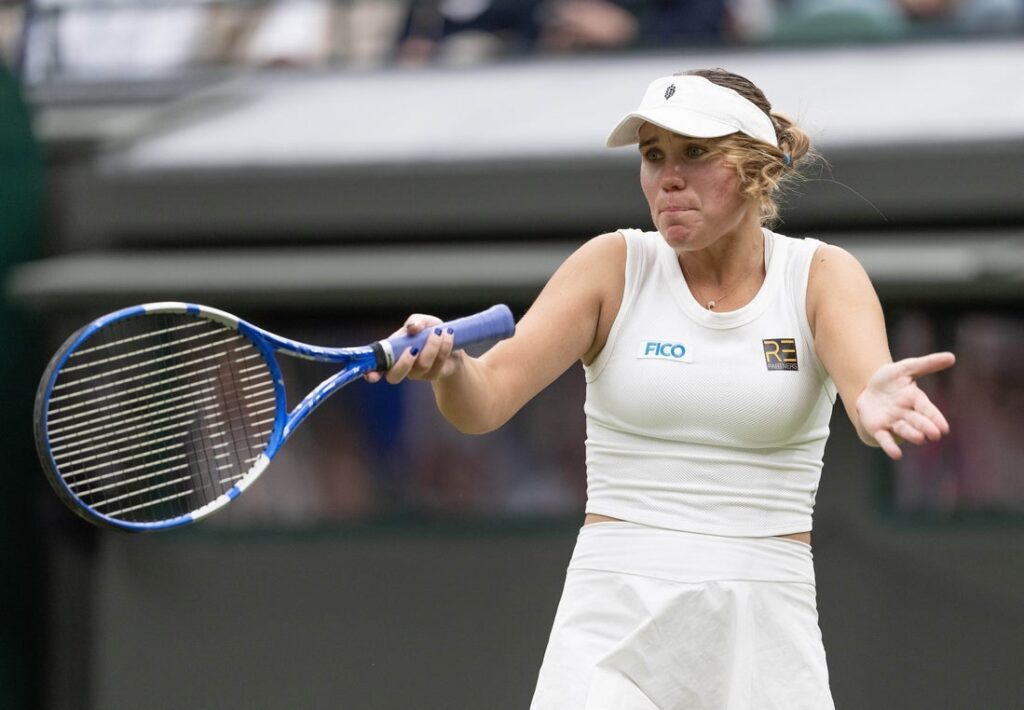 sofia kenin react