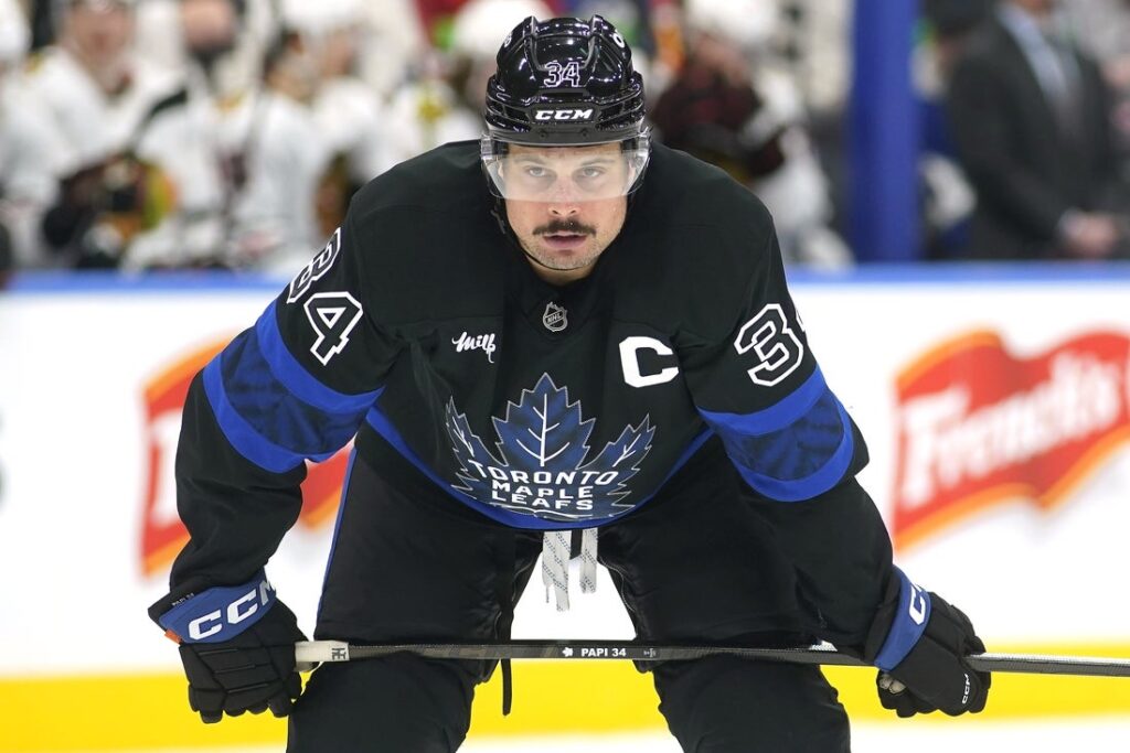 leafs auston matthews face