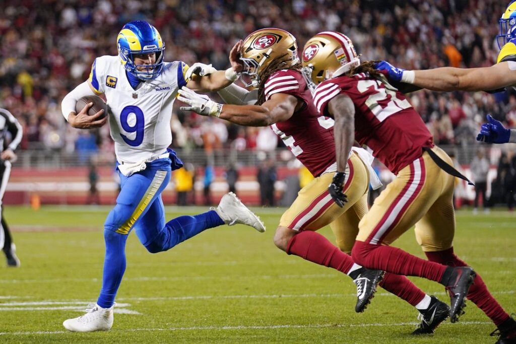 matthew stafford, 49ers