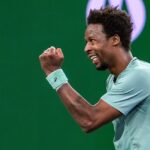 gael monfils celebrate