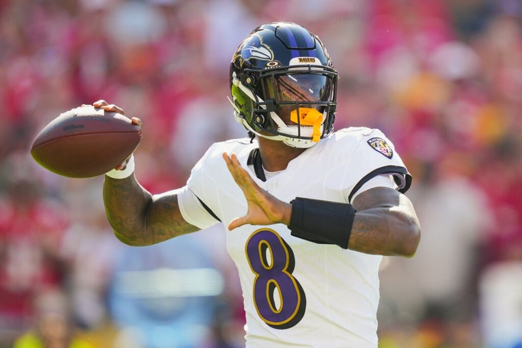 lamar jackson, passes